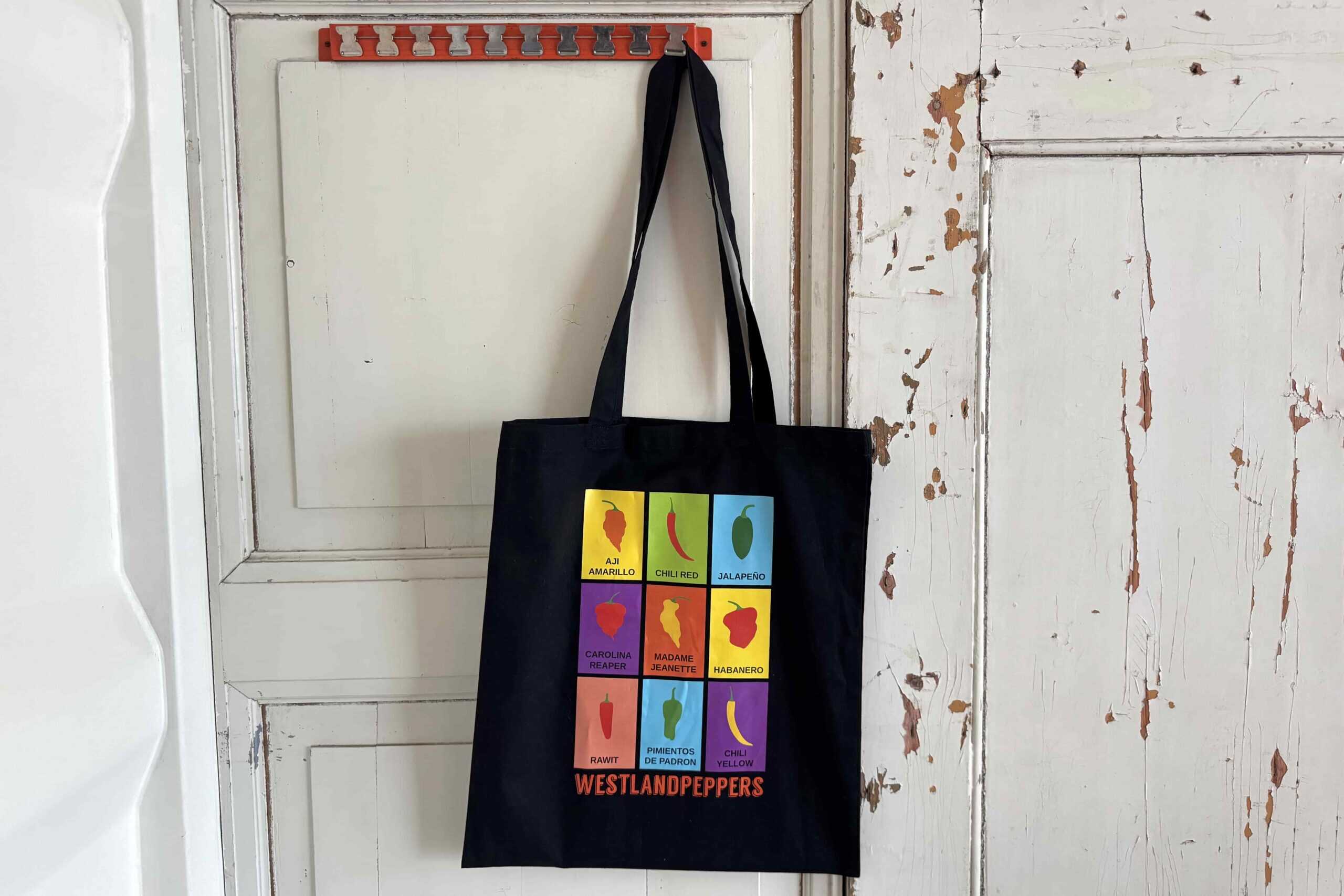 Westlandpeppers canvas tas