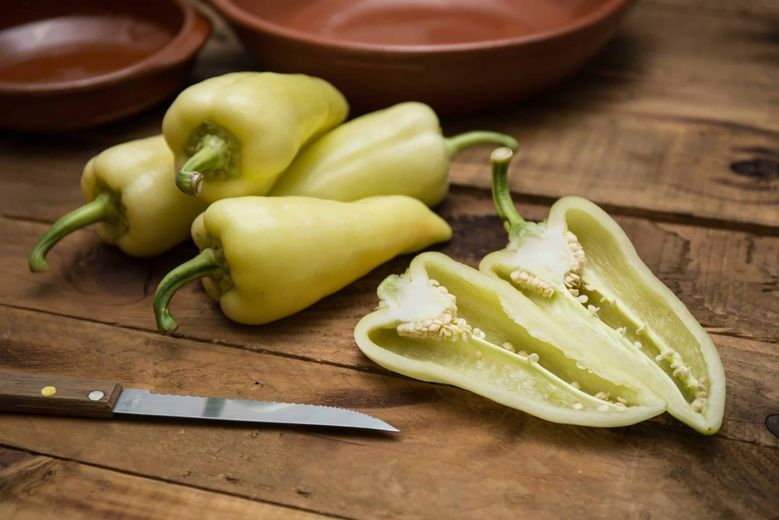 Witpunt paprika