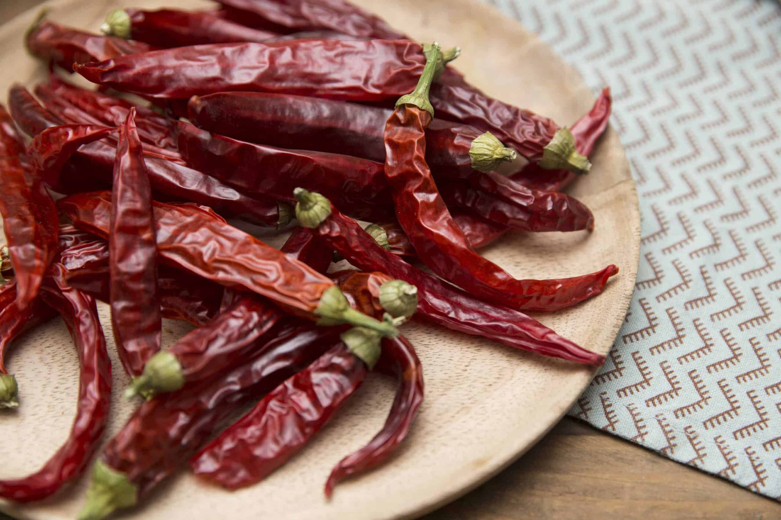 Gedroogde Spaanse peper
