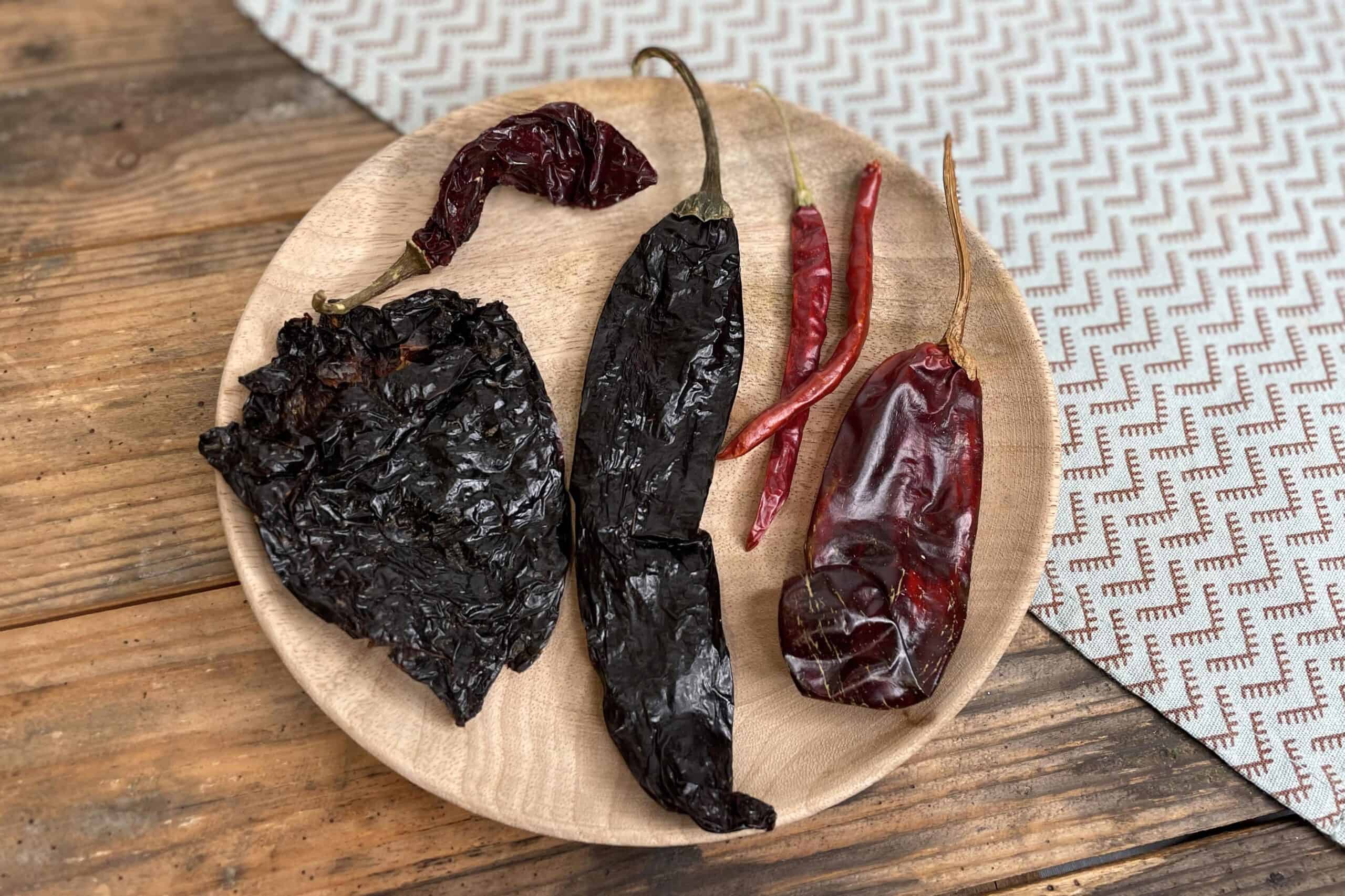 Gedroogde Mexicaanse pepers – Try out